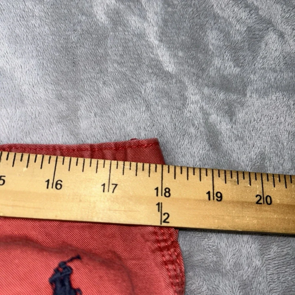 Polo Ralph Lauren Shorts Mens 36 Salmon Pink Chino Relaxed Preppy Beach Casual